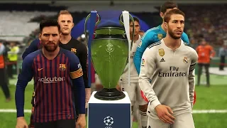 PES 2019 - UEFA Champions League Final [UCL] - Real Madrid vs Barcelona - Penalty Shootout