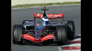Mika Hakkinen & Lewis Hamilton Testing the 2006 McLaren (MP4/21) - 2006 Barcelona Testing