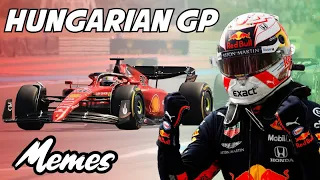F1 2022 Hungarian Grand Prix being a meme