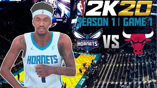 NBA2K20 Charlotte Hornets MyLeague Ep 2 OPENING NIGHT STARTS WITH A BANG! S1 G1