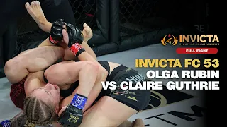 Olga Rubin Pulls Off FIRST BUGGY CHOKE in Invicta History on Claire Guthrie!