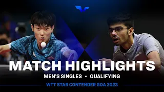 Manav Vikash Thakkar vs Cho Daeseong  | MS Qual | WTT Star Contender Goa 2023