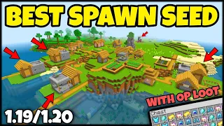 TOP 2 BEST SPAWN SEEDS MINECRAFT POCKET EDITION 1.19/1.20 || MINECRAFT BEDROCK SEEDS (HINDI)