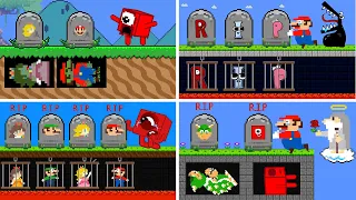 R.I.P Mario, Numberblocks & Alphabet Lore | videos ALL EPISODES (Season 15) | Game Animation