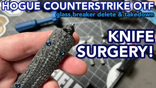 Hogue Counterstrike OTF Knife Maintenance and Glass Breaker Delete Overview