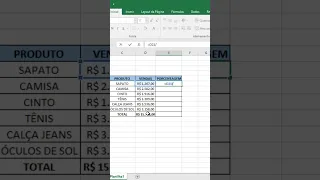 Porcentagem simples e rápida no Excel #excelnapratica #datahouse #excel #truqueexcel