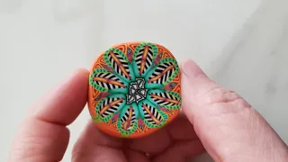 Polymer Clay Kaleidoscope Tutorial: Zebra Peacock Feather