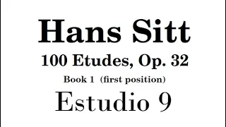 Hans Sitt (Estudios, Op 32) Libro 1 - Lección 9