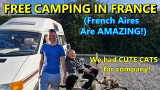 FRANCE'S FABULOUS FREE AIRES + LEARNING to EDIT ON THE ROAD - VANLIFE