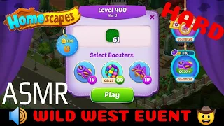 HOMESCAPES Level 400 | Wild West Event | Android Game | ASMR 🔊