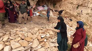 The Nomadic People are Preparing for the Flood _ the nomadic lifestyle of Iran