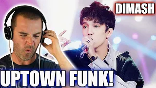 DIMASH Reaction! ''Uptown Funk'' The Singer contest 2017