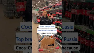 Coke brands in Russia after sanctions 🚫🇷🇺 #coke #cola #soda #travel #sanctions
