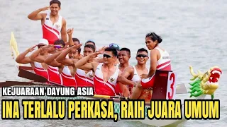 Performa Tim Indonesia bikin takjub. Berhasil jadi juara umum Asian Dragon boat championships 2022