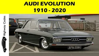 AUDI EVOLUTION 1910 - 2020 | HIGHWAY CODES