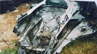 UNSEEN PHOTOS: Pedro Lamy Horror Crash Silverstone 1994 Lotus 107 Test