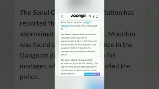 [kpop breaking news] astro's moonbin was found dead in his apartament #kpop #astro #moonbin #shorts