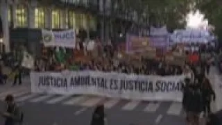 Climate activists rally in Argentina on Earth Day