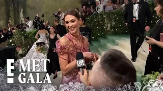 Supermodel Karlie Kloss Sparkles in Swarovski at Her 15th Met Gala | E! Insider