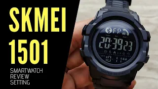 SMARTWATCH SKMEI 1501 - Unboxing Review Setup (With Subtitle)
