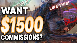 How you get $1500 Art Commissions from BIG PAYING clients!