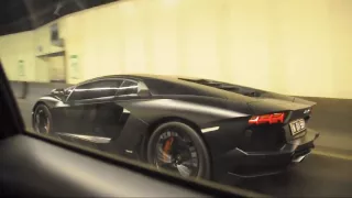 Lamborghini Aventador LP700-4 and Ferrari 458 Italia in Tunnel (Basis of Veneno)