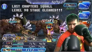 Dissidia Final Fantasy: Opera Omnia LOST CHAPTER SQUALL LVL 90 STAGE CLEAR!!