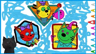 Три Кота Супер кот Рисует картины #1 🐱 Три кота — история о повседневной жизни