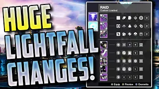 5 HUGE Changes coming in Lightfall | New Mod and Loadouts System | Destiny 2