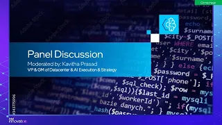 Panel Discussion | Performance or Productivity in AI | Intel Innovation 2022