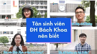 Tân sinh viên Đại học Bách Khoa nên biết