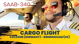 Cargo pilot’s life! | Flight on a SAAB-340 aircraft