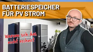 Batteriespeicher für PV Strom: Wann lohnt sich das? | Energieberater klärt auf