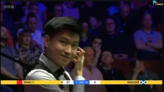 Zhao Xintong Vs Stephen Maguire World Snooker Championship 2022 frame 16 to 22 Last Session