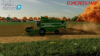 Farming simulator 22  timelapse  Harvesting soybeans and plowing the field