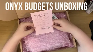 ONYX Budgets Unboxing | Budgeting | UK Budgeter | Cash Stuffing