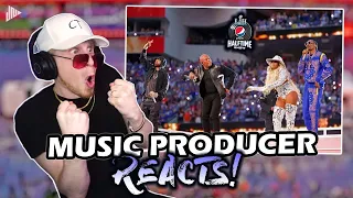 Music Producer Reacts to Pepsi Super Bowl LVI Halftime Show! (Em, Kendrick, Dre, Snoop, Mary J)