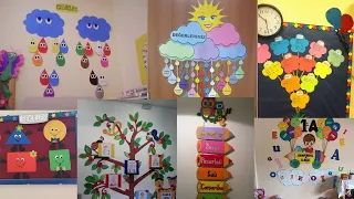 Preschool decoration ideas/Classroom decoration design/wall decoration ideas/door decoration ideas