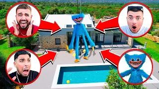 CACHE CACHE GÉANT avec HUGGY WUGGY, SOUKA et TWINNER dans une VILLA DE LUXE ! 😨 POPPY PLAYTIME !