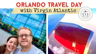 FLORIDA TRAVEL DAY | Virgin Atlantic To Tampa | Drive To Orlando | Rosen Inn | Disneyworld