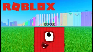 Numberblocks Roblox 1 - 100000000 - SUPER SPEED