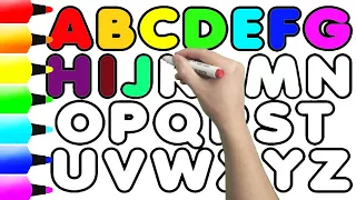 ABCDEFGHIJKLMNOPQRSTUVWXYZ /// Read and Write Alphabets A to Z | How to Draw Alphabets Easy for Kids