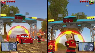 LEGO Incredibles: Dash vs Lightning McQueen Race!!