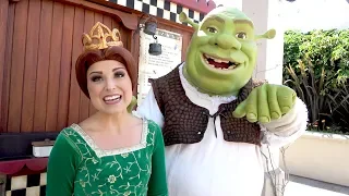 Shrek & Fiona Meet & Greet at Universal Studios Hollywood 2018 - Dreamworks Animation