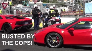 POLICE vs SUPERCARS - Top Marques Monaco 2018