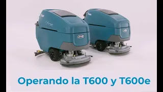 Tennant T600 / T600e. Video de operación en ESPAÑOL