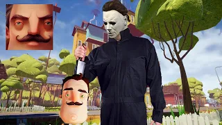 Hello Neighbor - My New Neighbor Michael Myers Act 2 Random Gameplay Walkthrough