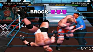 Brock Lesnar Angry 😤😯|| Wwe 2k18 smackdown pain Mod ll Goldberg's vs brock Lesnar Fight