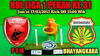 PSM MAKASAR VS BHAYANGKARA || BRI LIGA 1 PEKAN KE-31 || Prediksi Ratu