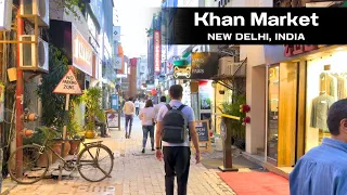 WALKING IN NEW DELHI, INDIA - KHAN MARKET | 4K HDR INDIA WALKING TOUR